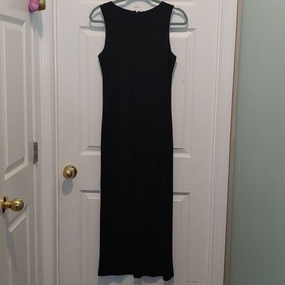 Banana Republic black maxi dress Sz S NWOT - Picture 4 of 5